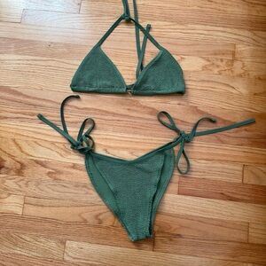 YouSwim Zera Tie Sides Two- Piece Bikini / Juniper Stretch I